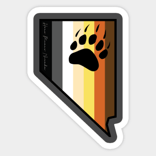 Nevada Bear Brotherhood Pride Flag Sticker